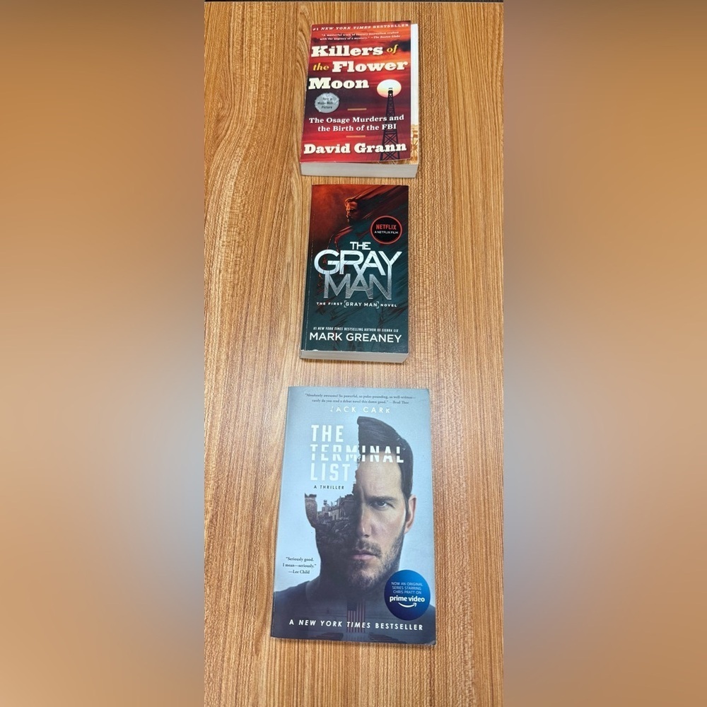 Thriller Novel Bundle | Made to Movie Book Bundle | Paperback Books | Set Of 3
